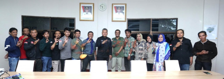 Temui Dirut Perusda, Panitia Gladnas XV Sulsel Minta Dukungan