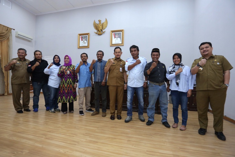 Minta Dukungan, Panitia Gladnas PA XV Temui Kadis Pariwisata Sulsel