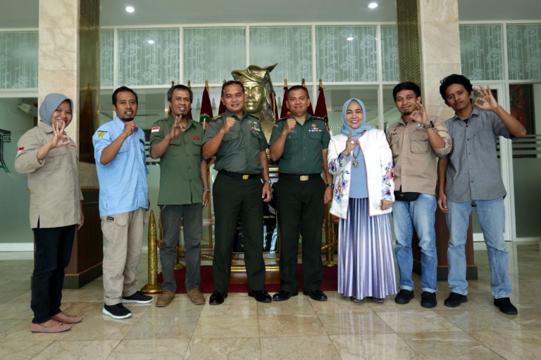 Panitia Gladnas PA Kunjungan di Kodam XIV/Hasanuddin